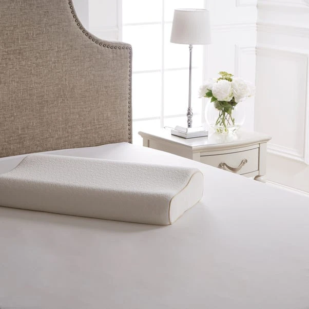 Dorma TENCEL™ Blend Memory Foam Back Sleeper Contour Pillow 4 Dorma TENCEL™ Blend Memory Foam Back Sleeper Contour Pillow - Image 2