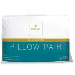 Dorma Pack Of 2 Full Forever Anti-Allergy Back Sleeper Pillows -DUNELM Furniture Shop 1000120493 alt03