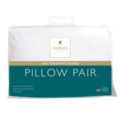 Dorma Pack Of 2 Full Forever Anti-Allergy Back Sleeper Pillows -DUNELM Furniture Shop 1000120493 alt04
