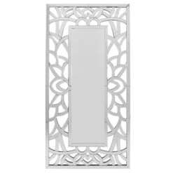 Surrey Detailed Rectangle Full Length Wall Mirror -DUNELM Furniture Shop 1000142015 alt01