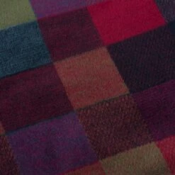 Super Soft Textured Check Multicoloured Throw -DUNELM Furniture Shop 1000152690 alt02