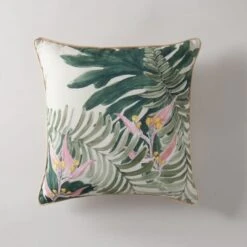 Jungle Leaf Cushion -DUNELM Furniture Shop 1000165092 alt01