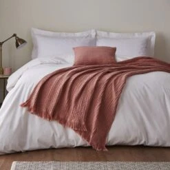 Cotton Waffle Cushion -DUNELM Furniture Shop 1000180707 alt01