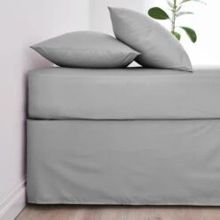 Non Iron Plain Fitted Sheet -DUNELM Furniture Shop 30145428 alt01