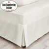 Non Iron Plain Dye Ivory Fitted Valance Sheet -DUNELM Furniture Shop 30145707