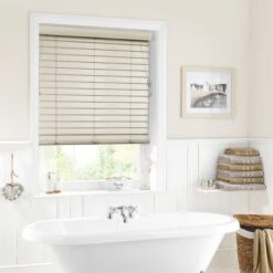 50mm Slats Pumice Stone Venetian Blind -DUNELM Furniture Shop 30240827 alt02