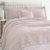 Lace Edge Blush Bedspread