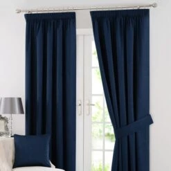 Solar Blackout Pencil Pleat Curtains 25 Solar Blackout Pencil Pleat Curtains -DUNELM Furniture Shop 30285210 alt01