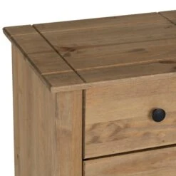 Panama 5 Drawer Chest, Pine -DUNELM Furniture Shop 30359262 alt05