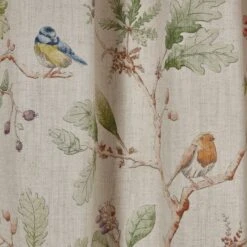 Dorma Woodland Birds Pencil Pleat Curtains -DUNELM Furniture Shop 30413580 alt02