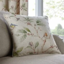 Dorma Woodland Birds Pencil Pleat Curtains -DUNELM Furniture Shop 30413581 alt07