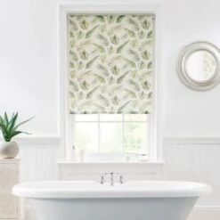 Voyager Green Leaf Moisture Resistant Daylight Roller Blind -DUNELM Furniture Shop 30437529