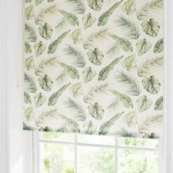 Voyager Green Leaf Moisture Resistant Daylight Roller Blind -DUNELM Furniture Shop 30437530 alt04