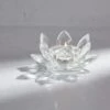 Dorma Glass Lotus Tealight Holder -DUNELM Furniture Shop 30552754