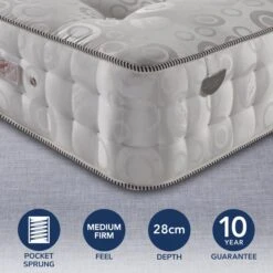 Pocketo Medium Firm 3000 Pocket Sprung Mattress -DUNELM Furniture Shop 30588196