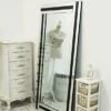 Westbury Abstract Rectangle Full Length Leaner Mirror -DUNELM Furniture Shop 30605384