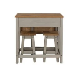 Corona 2 Seater Rectangular Drop Leaf Dining Table With 2 Chairs -DUNELM Furniture Shop 30606794 alt03