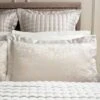 Dorma Ophelia Natural Continental Square Pillowcase -DUNELM Furniture Shop 30611014
