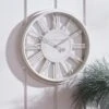 Numeral Cream Wall Clock -DUNELM Furniture Shop 30614263