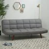 Xander Colour Pop Clic Clac Grey Double Sofa Bed -DUNELM Furniture Shop 30617335