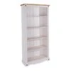 Corona Tall Bookcase, White -DUNELM Furniture Shop 30618639
