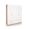 Harmony Hyde 4 Door 4 Drawer Wardrobe, White 2 Harmony Hyde 4 Door 4 Drawer Wardrobe, White -DUNELM Furniture Shop 30619608
