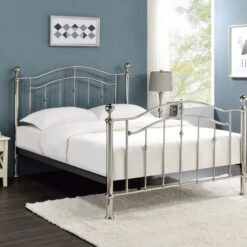 Callisto Chrome And Crystal Bed Frame 32 Callisto Chrome And Crystal Bed Frame -DUNELM Furniture Shop 30619922 alt01