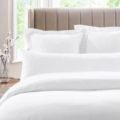 Dorma Smooth & Soft 300 Thread Count Cotton Sateen Bolster Pillowcase -DUNELM Furniture Shop 30624220