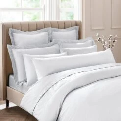 Dorma Smooth & Soft 300 Thread Count Cotton Sateen Bolster Pillowcase -DUNELM Furniture Shop 30624448 alt01