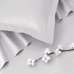 Dorma Smooth & Soft 300 Thread Count Cotton Sateen Bolster Pillowcase -DUNELM Furniture Shop 30624448 alt04