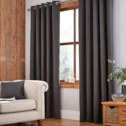 Jennings Thermal Eyelet Curtains -DUNELM Furniture Shop 30632428 alt01