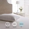 Dorma Luxurious White Goose Down Back Sleeper Pillow -DUNELM Furniture Shop 30635118