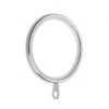Pack Of 6 Atlanta Chrome Curtain Rings Dia. 35mm -DUNELM Furniture Shop 30651586