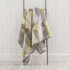Super Soft Geo Ochre Throw -DUNELM Furniture Shop 30655834