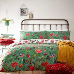 Furn. Pomelo Reversible Duvet Cover & Pillowcase Set -DUNELM Furniture Shop 30663020