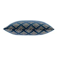 Velvet Geo Foil Cushion Cover -DUNELM Furniture Shop 30663689 alt02