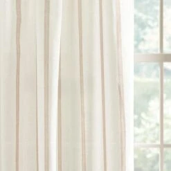 Boucle Stripe Tape Top Single Voile Panel -DUNELM Furniture Shop 30672856 alt02