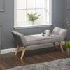 Milan Fabric Bench -DUNELM Furniture Shop 30676782