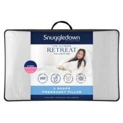 Snuggledown V-Shape Pillow -DUNELM Furniture Shop 30680988 alt01