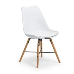 Kari Set Of 2 Dining Chairs, Faux Leather -DUNELM Furniture Shop 30690014 alt02