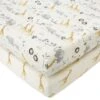 Safari Natural 100% Cotton Pack Of 2 Fitted Sheets -DUNELM Furniture Shop 30691902