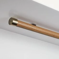 Camden Wood Effect Light Oak Ceiling Fix Curtain Track -DUNELM Furniture Shop 30719166 alt01