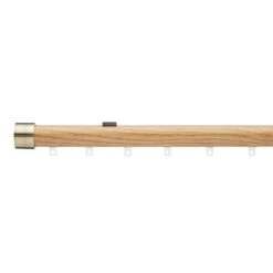 Camden Wood Effect Light Oak Ceiling Fix Curtain Track -DUNELM Furniture Shop 30719166 alt02
