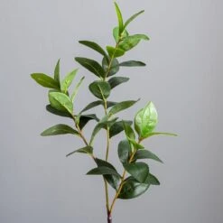 Artificial Lemon Leaf In Concrete Plant Pot -DUNELM Furniture Shop 30724505 alt01