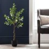 Artificial Camellia Tree In Black Plant Pot -DUNELM Furniture Shop 30724534