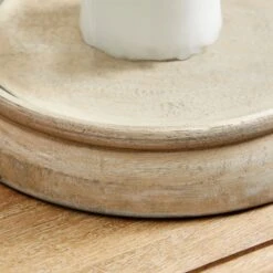 Churchgate Wood Glass Hurricane Candle Holder -DUNELM Furniture Shop 30727068 alt02