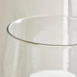 Churchgate Wood Glass Hurricane Candle Holder -DUNELM Furniture Shop 30727068 alt04