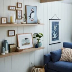 Churchgate Wood Glass Hurricane Candle Holder -DUNELM Furniture Shop 30727068 alt06