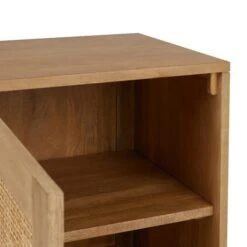 Indi 1 Door Bedside Table, Mango Wood -DUNELM Furniture Shop 30727644 alt05