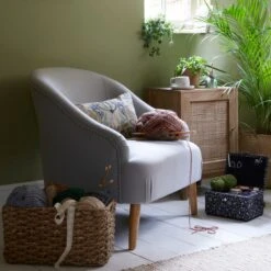 Indi 1 Door Bedside Table, Mango Wood -DUNELM Furniture Shop 30727644 alt08